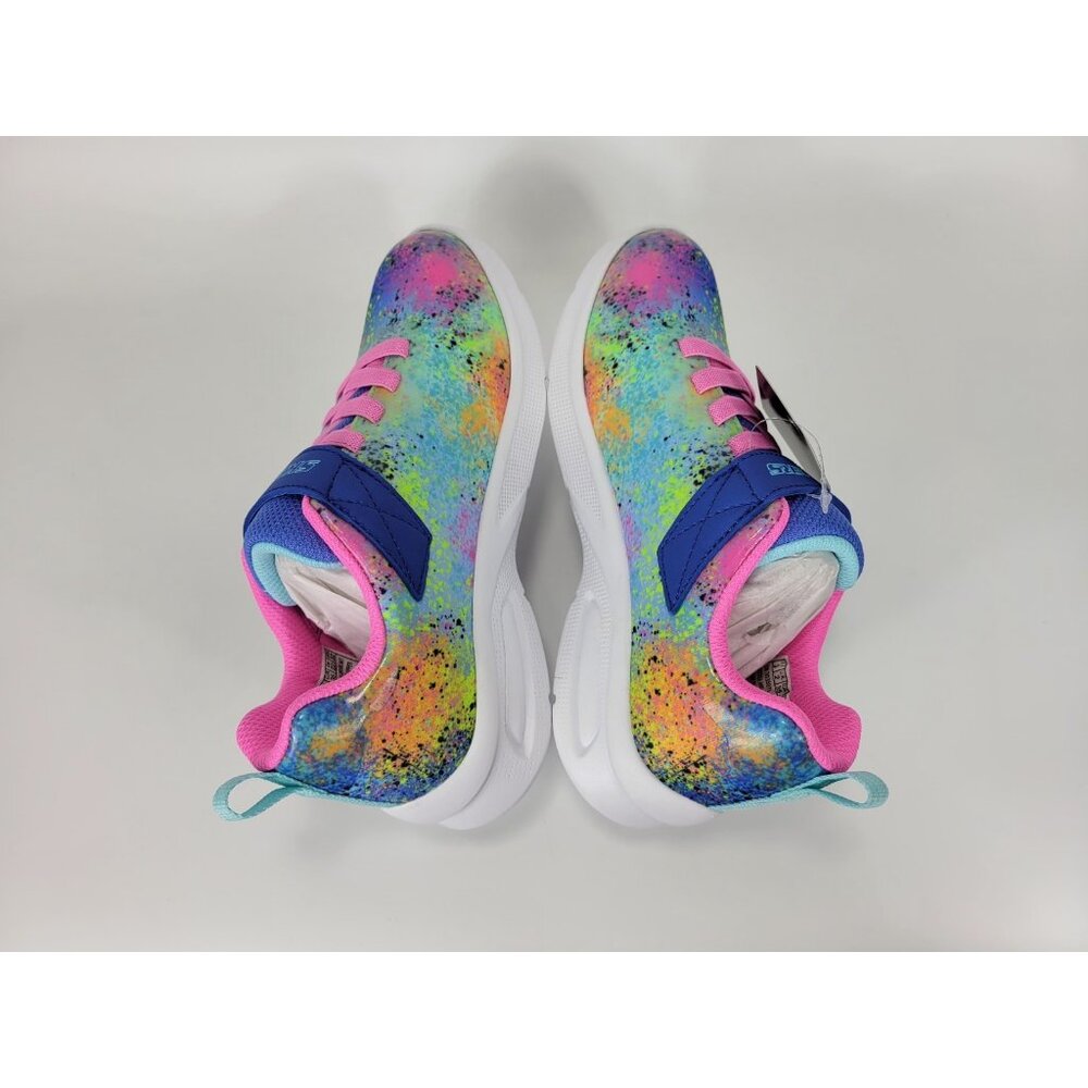 Skechers Microspec Max Speckle Sorbet Shoes Sneakers Youth Girl Size 3Y 303537L - Picture 9 of 10